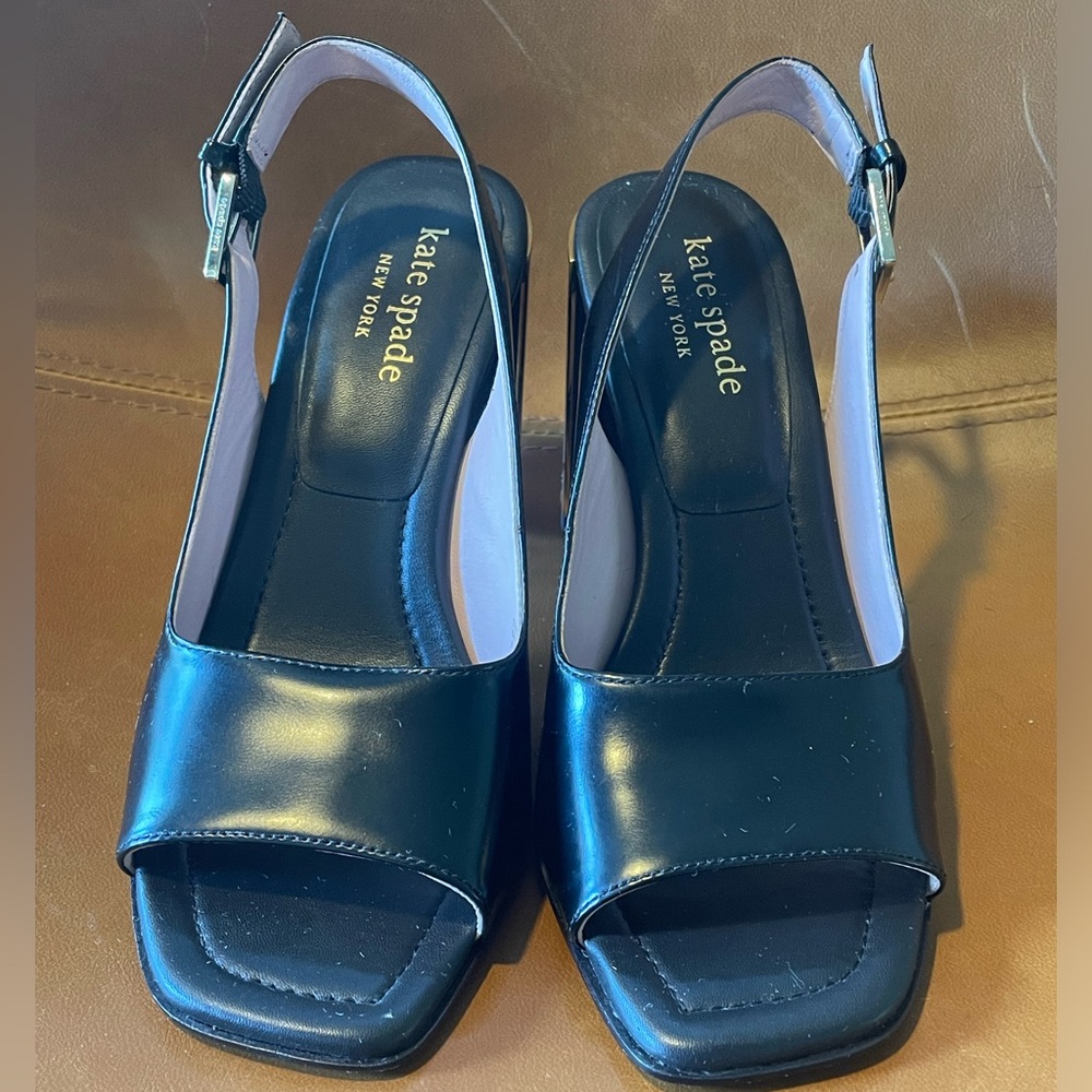 Kate Spade Peep Toe Chunk Heel